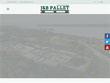 Tablet Screenshot of jbpallet.com